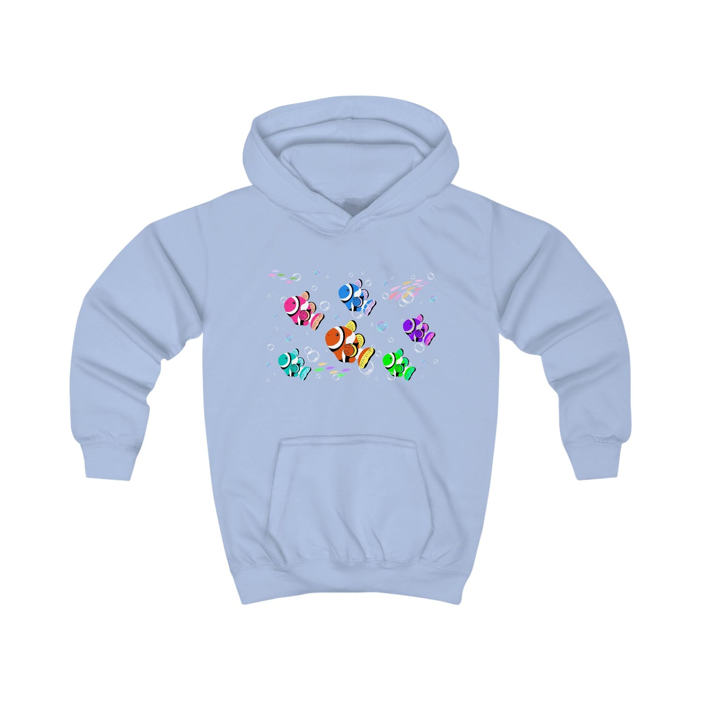 Colorful Clownfish Kids Hoodie