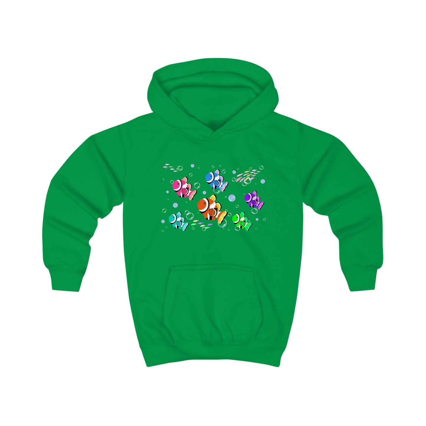 Colorful Clownfish Kids Hoodie