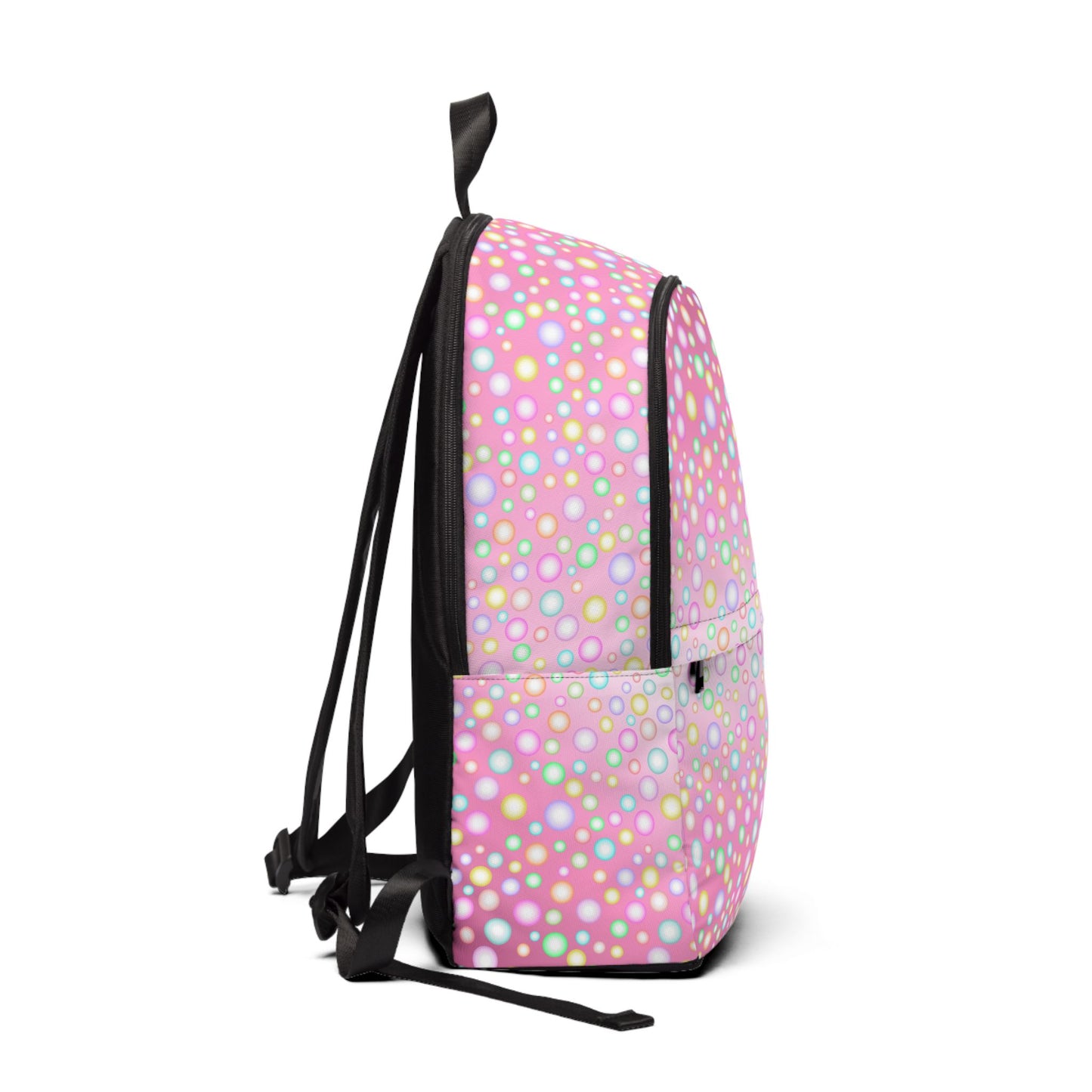Pink Colorful Bubbles Backpack