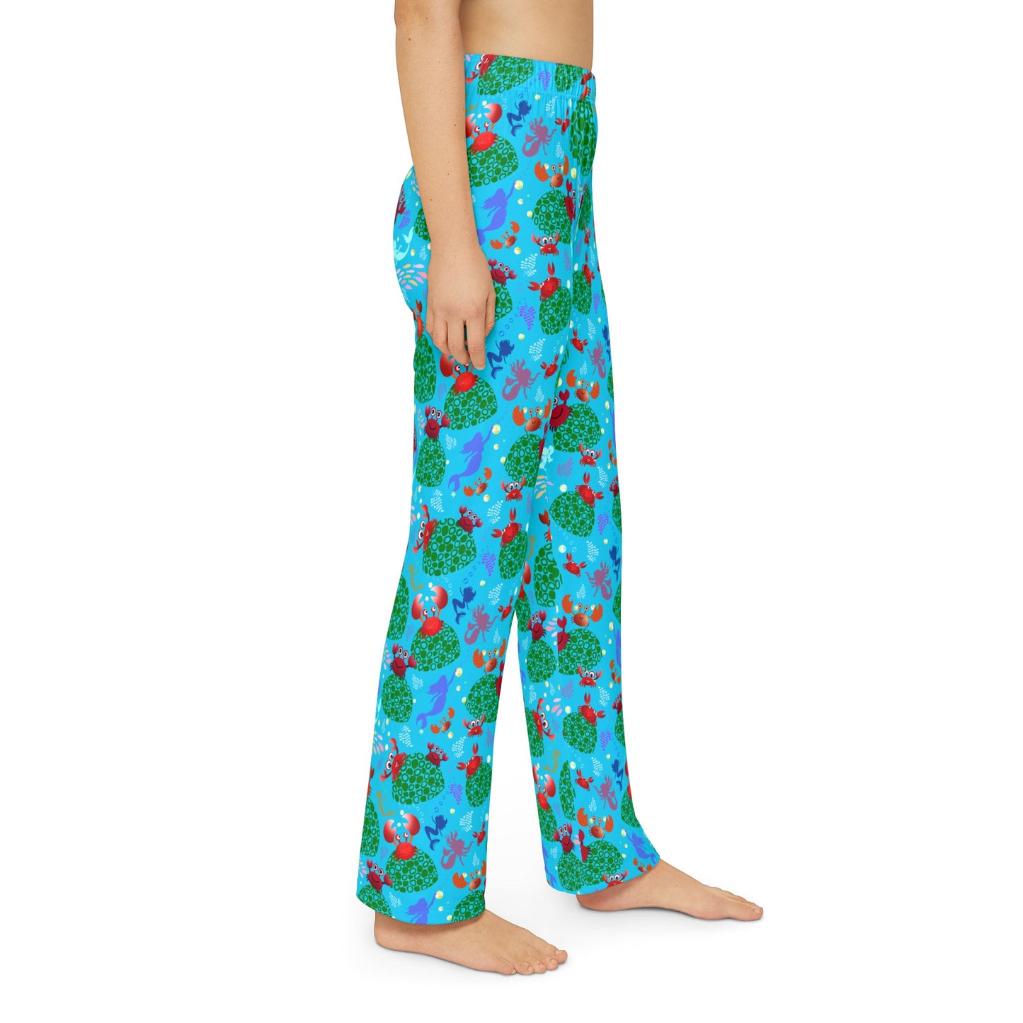 Crab & Mermaid Kids Pajama Pants