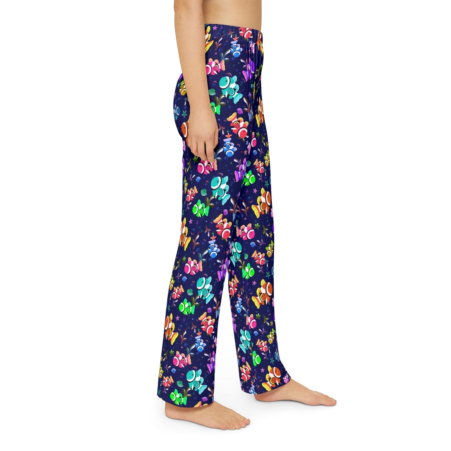 Colorful Clownfish Kids Pajama Pants