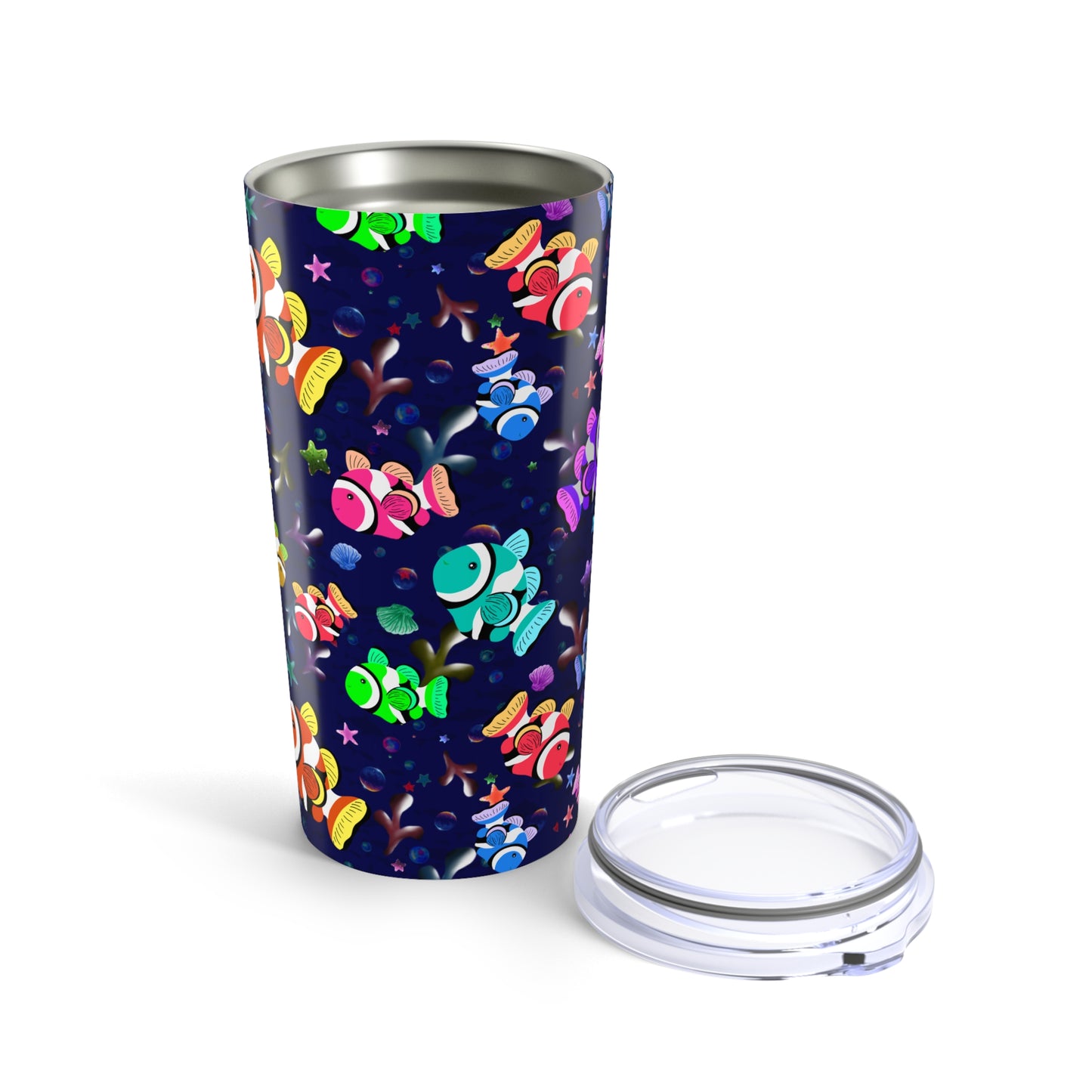Colorful Clownfish Tumbler 20oz