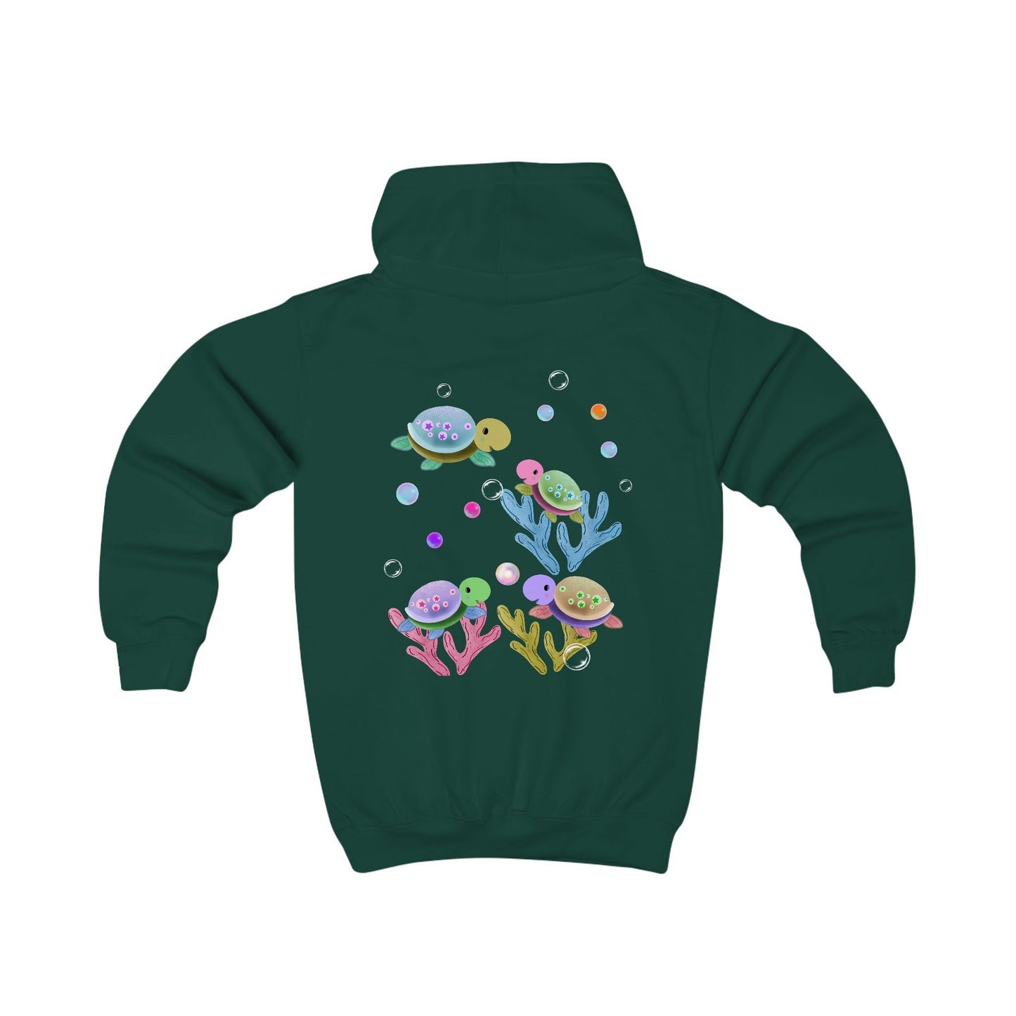 Playful Turtle Kids Hoodie