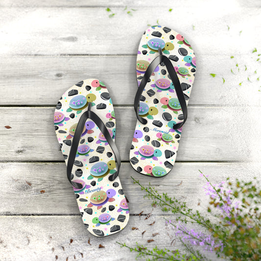 Turtle Flip Flops Yellow Sand