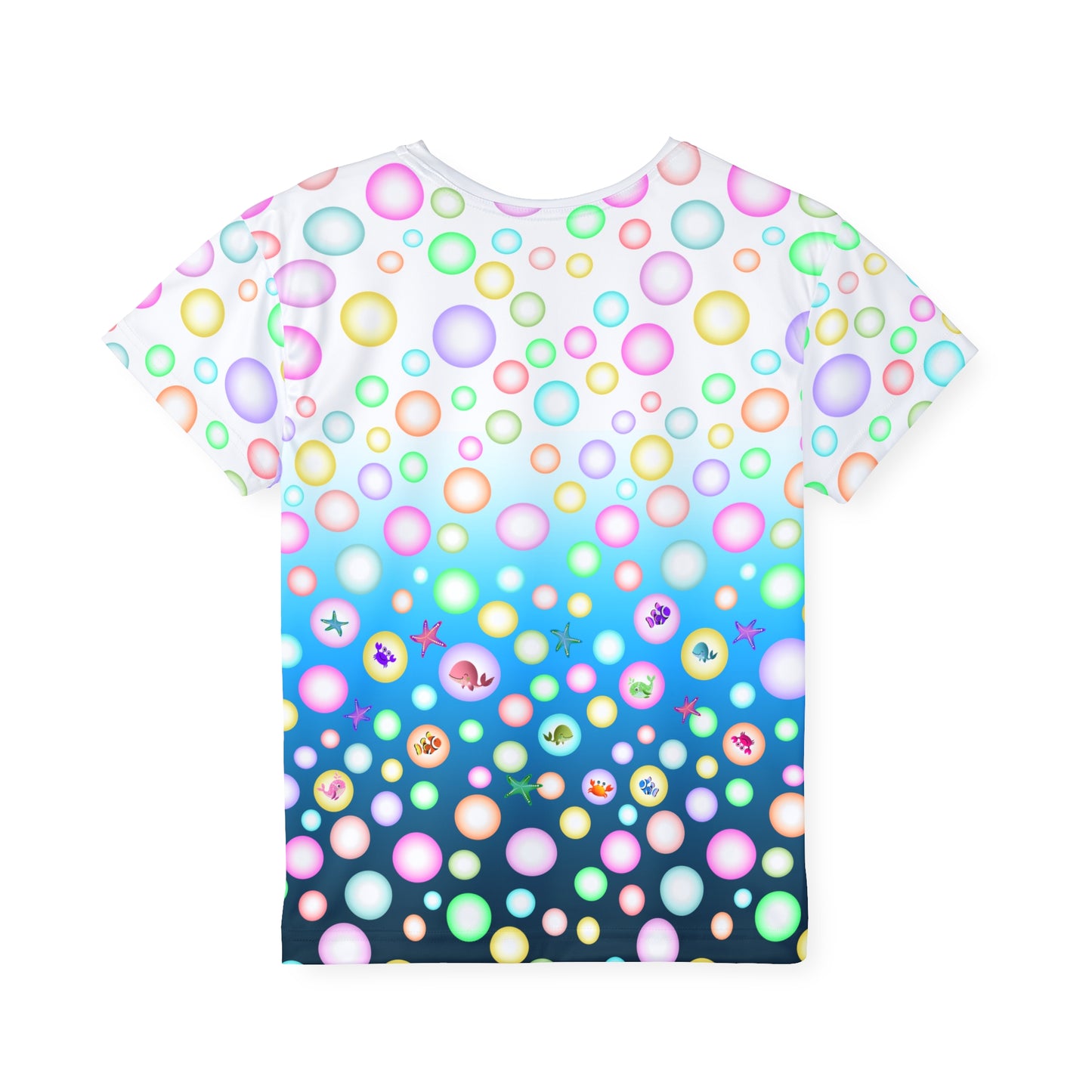 Bubbles Sea Animals Kids Sports Jersey