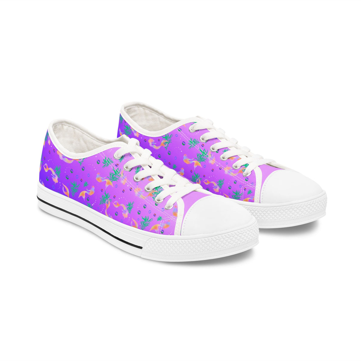 Mermaid Women's Sneakers Purple Ocean