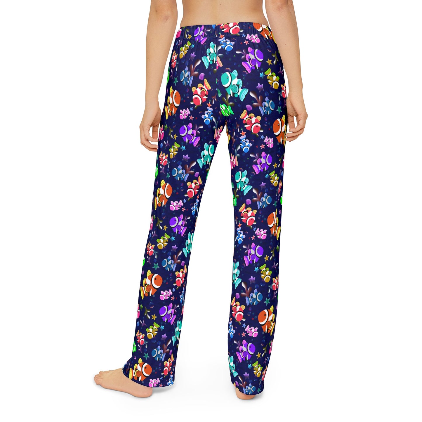 Colorful Clownfish Kids Pajama Pants