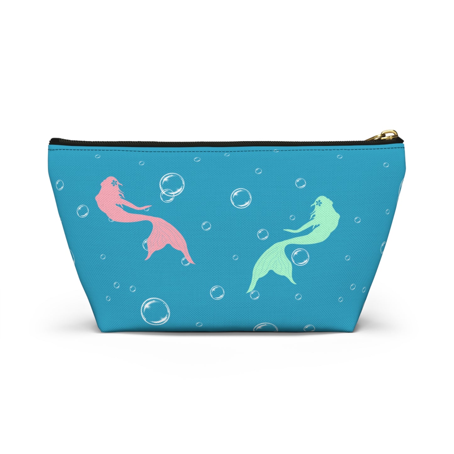 Personalized Mermaid Blue Ocean Pouch