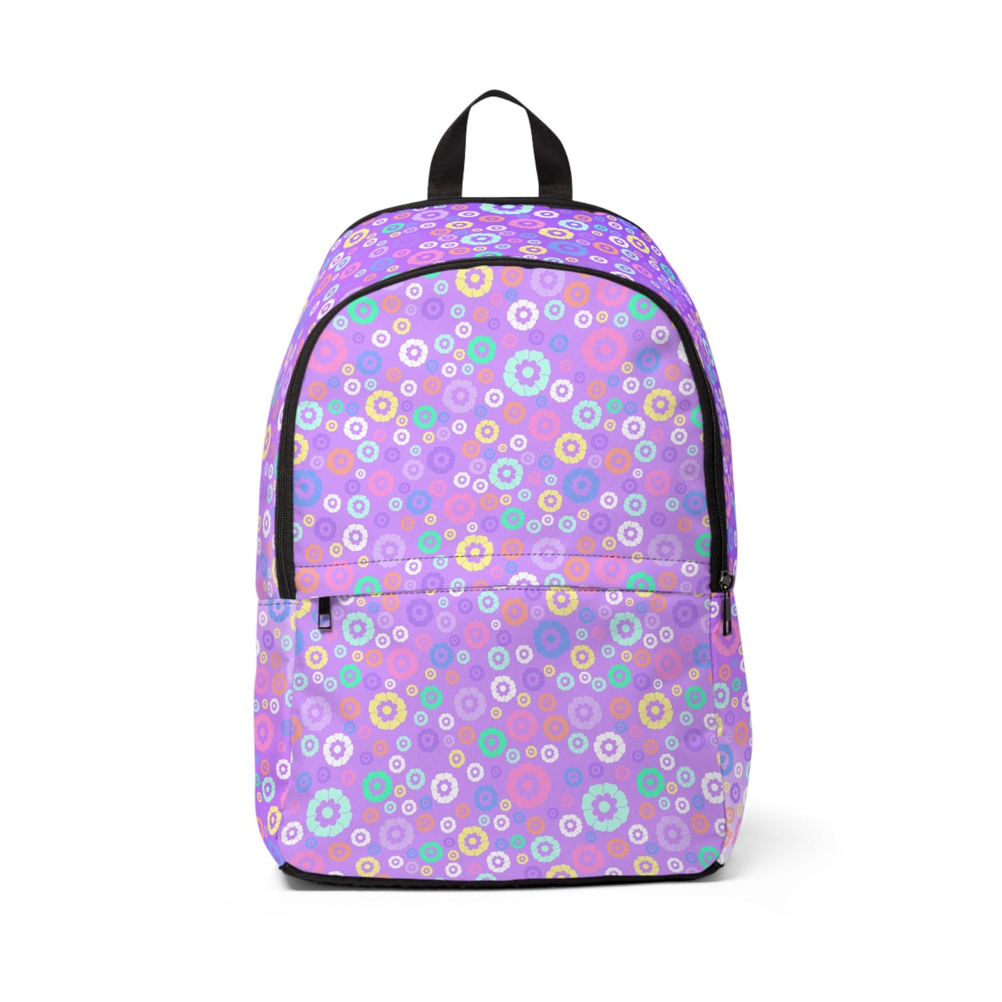 Cute Floral Purple Backpack