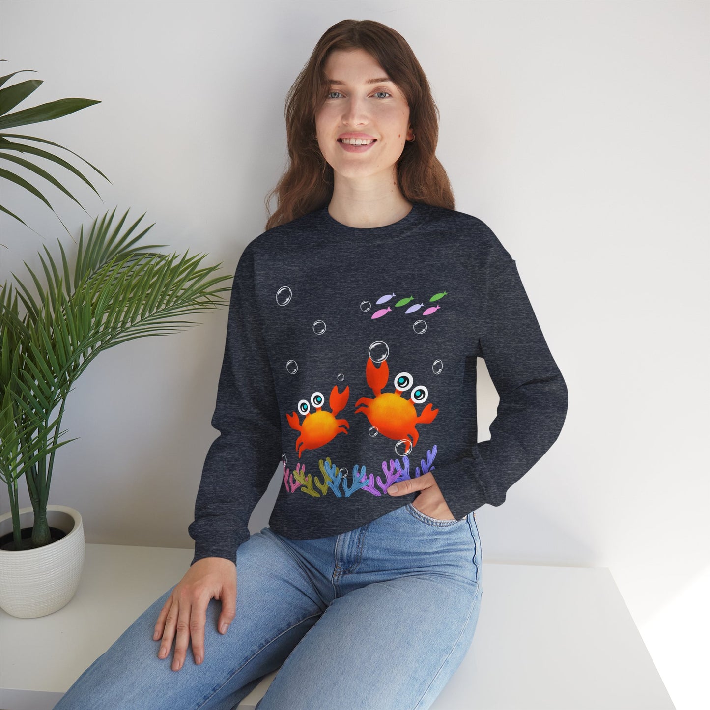 Crab Crewneck Sweatshirt