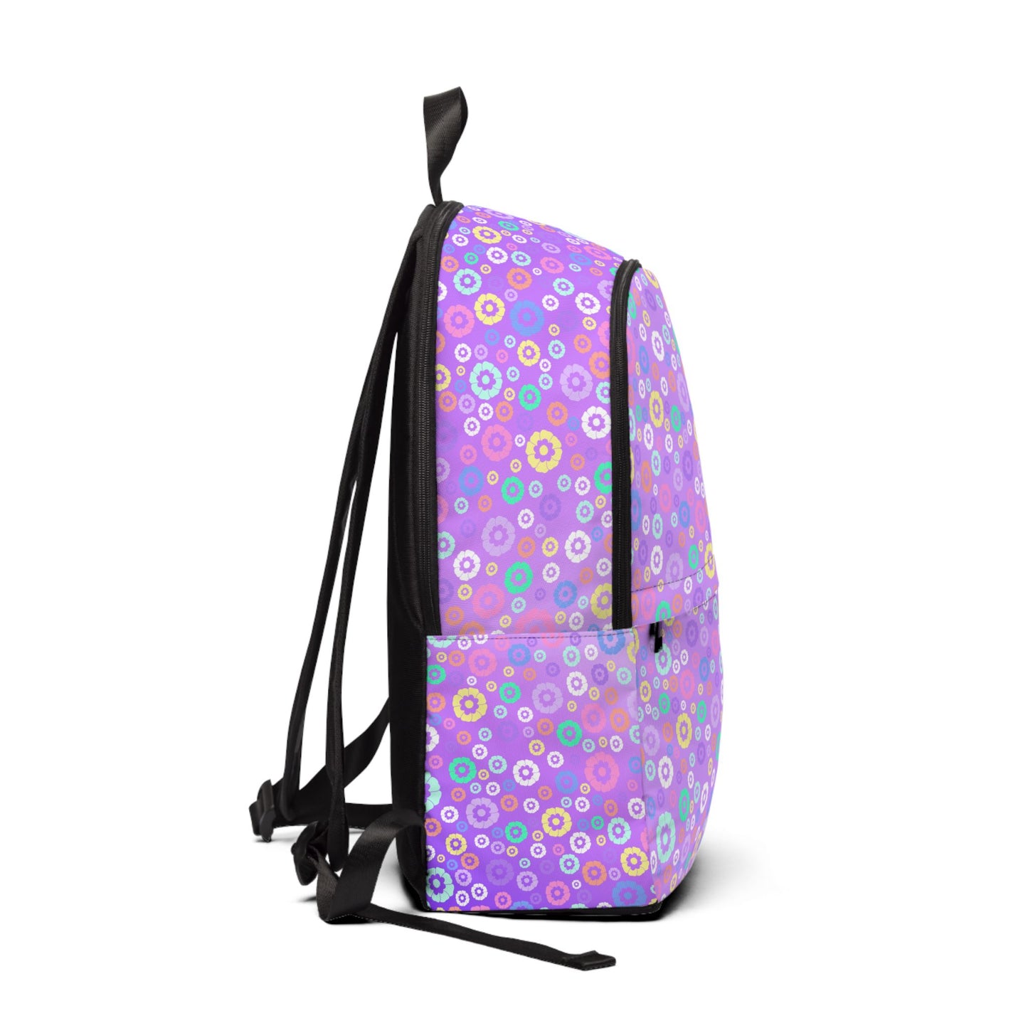 Cute Floral Purple Backpack
