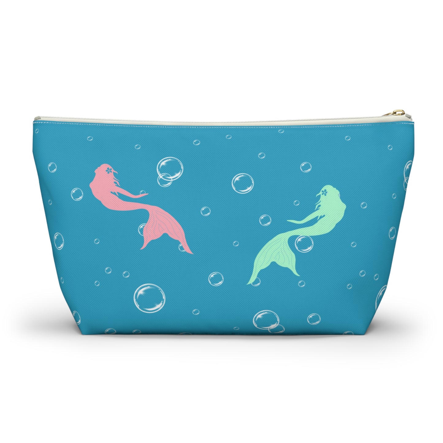 Personalized Mermaid Blue Ocean Pouch