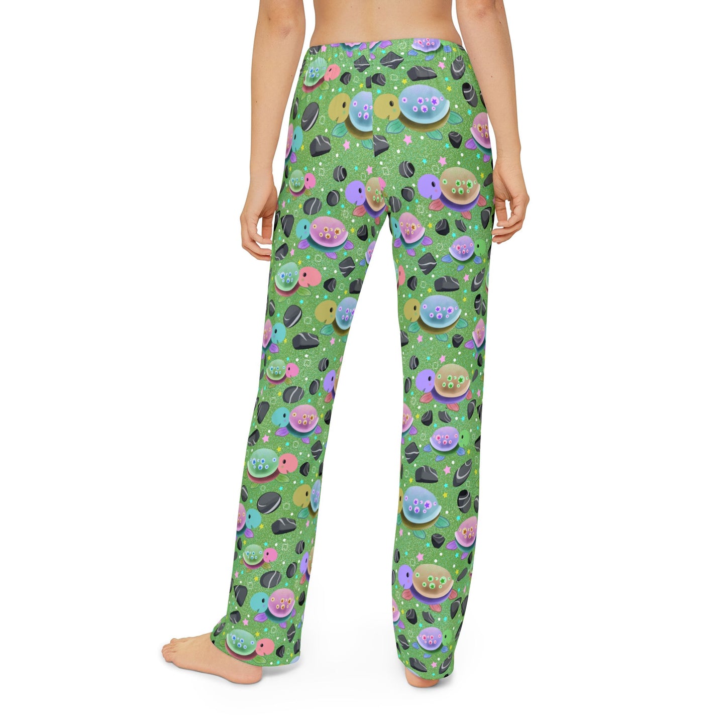 Turtle Green Kids Pajama Pants