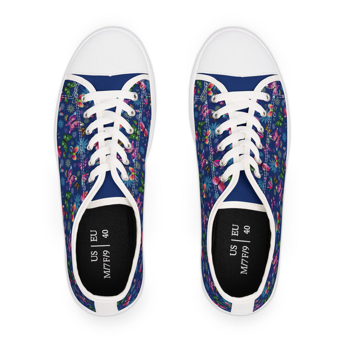 Butterfly Women's Sneakers Blue