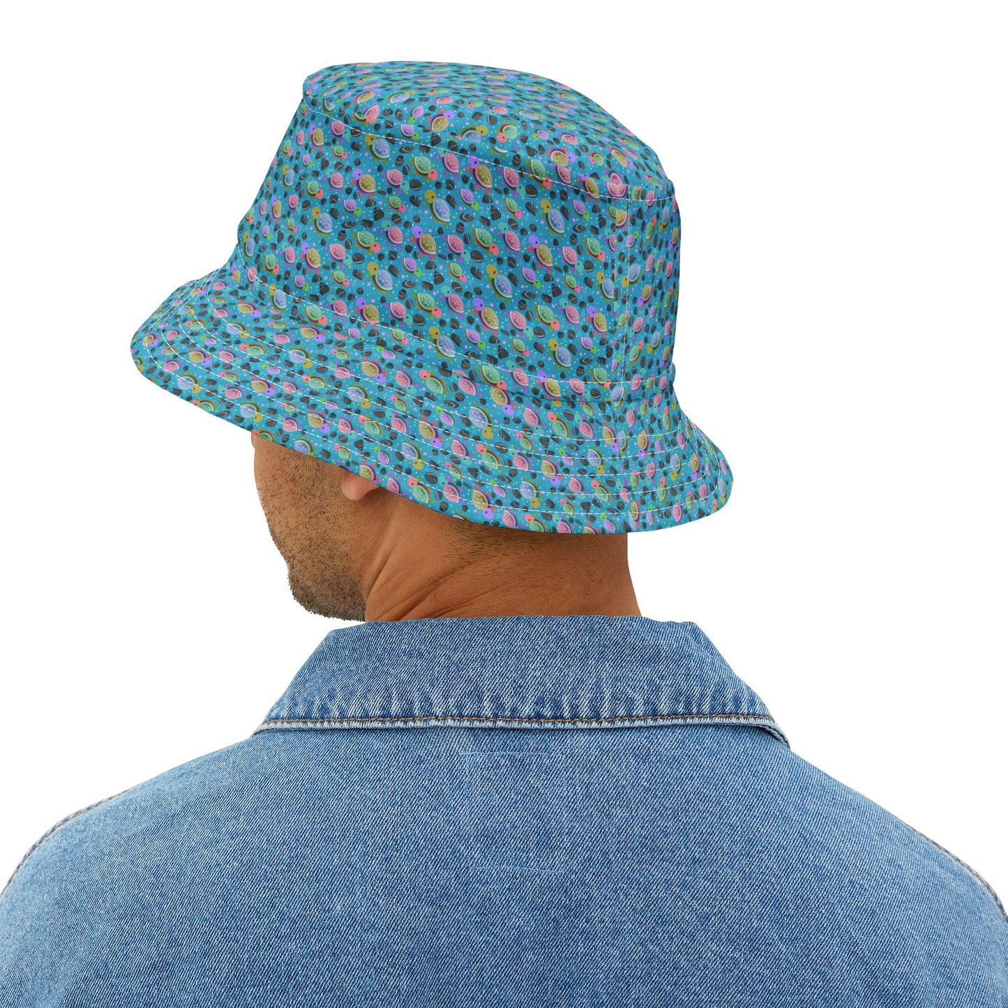 Turtle Bucket Hat Blue Sand