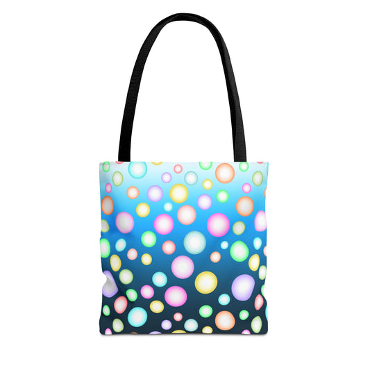 Blue Bubbles Tote Bag