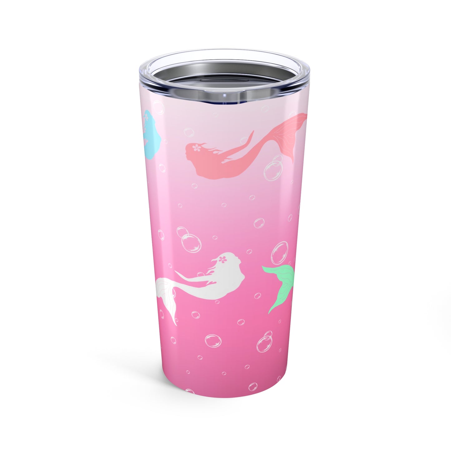 Mermaid Light Pink Ocean Tumbler 20oz