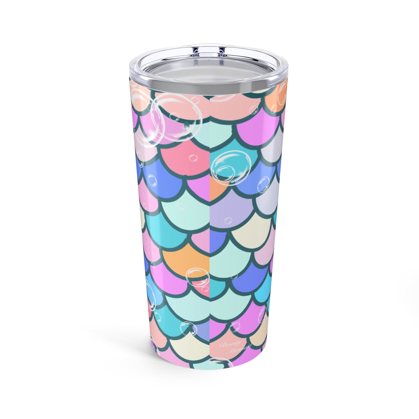 Mermaid Scales & Bubble Tumbler 20oz