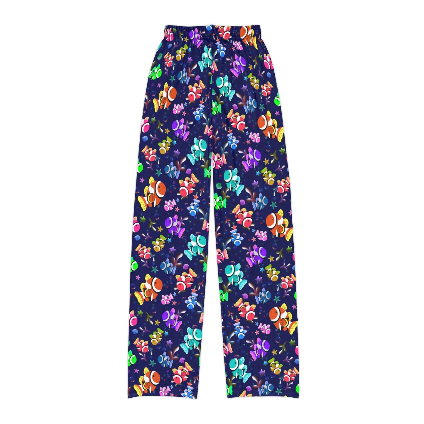 Colorful Clownfish Kids Pajama Pants