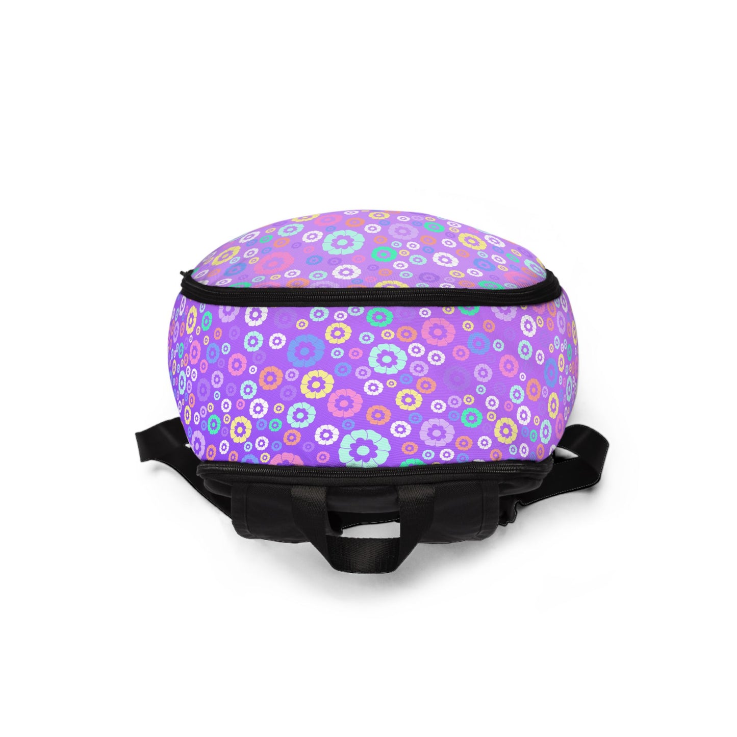 Cute Floral Purple Backpack
