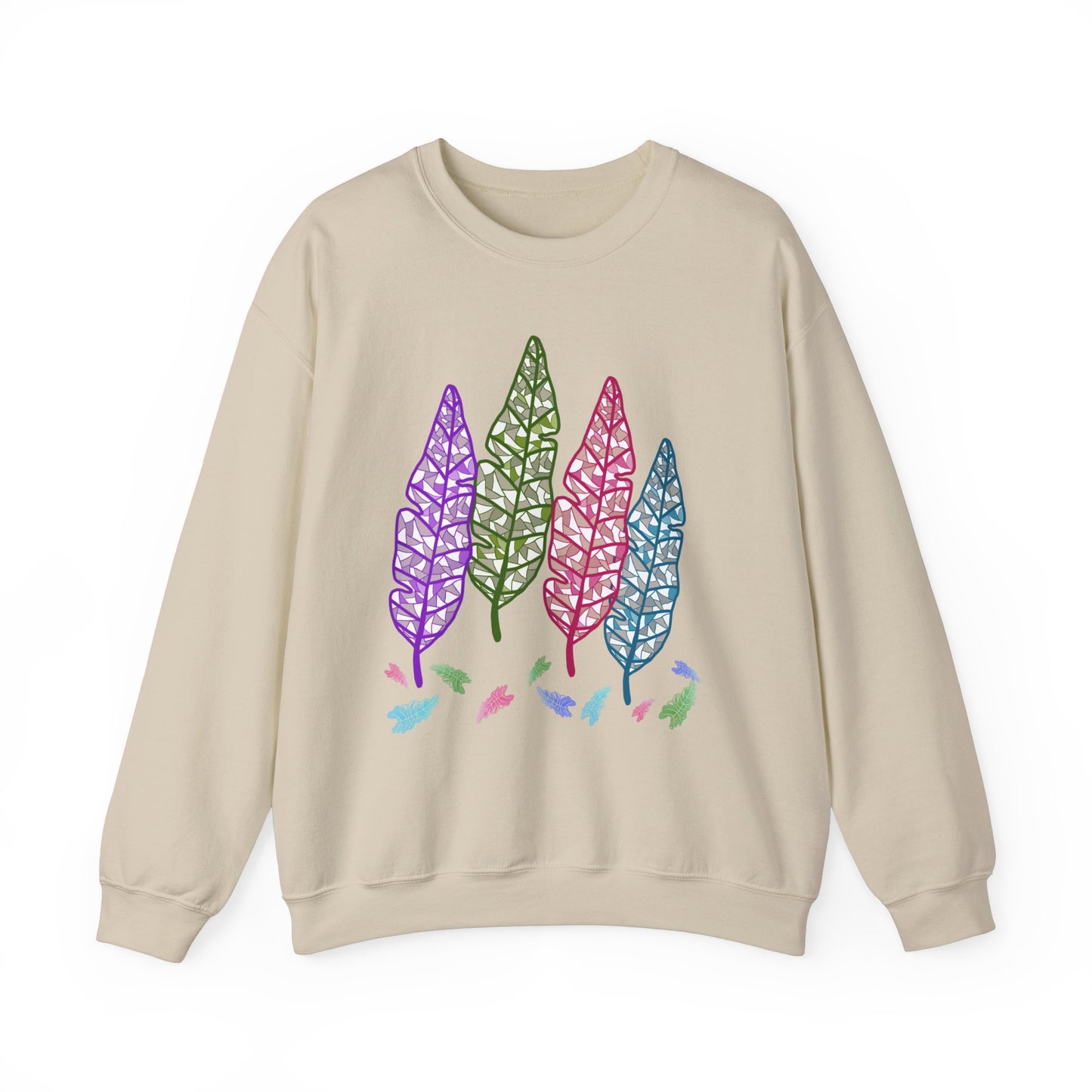 Tree Leaves Crewneck Sweatshirt