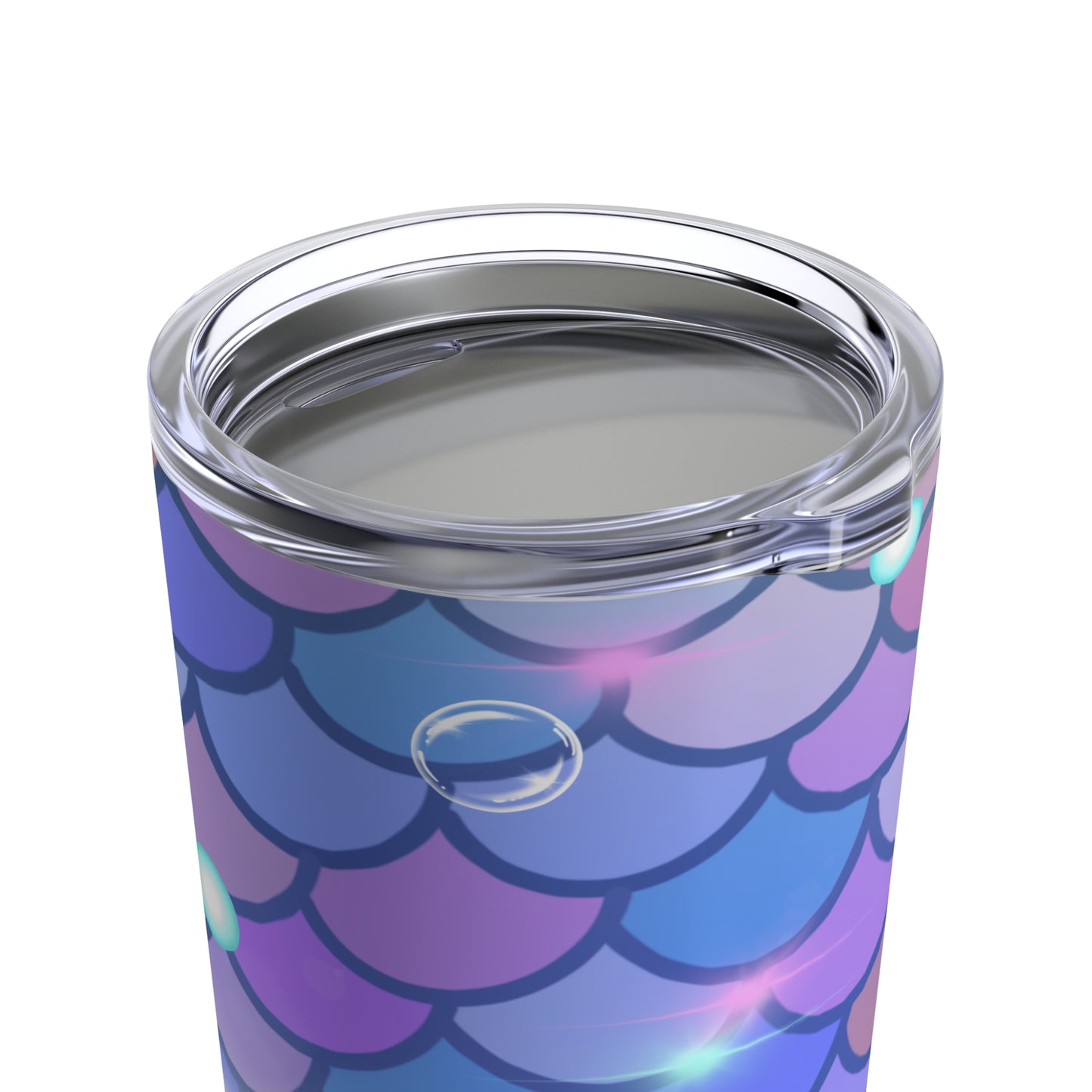 Mermaid & Bubble Tumbler 20oz Shiny