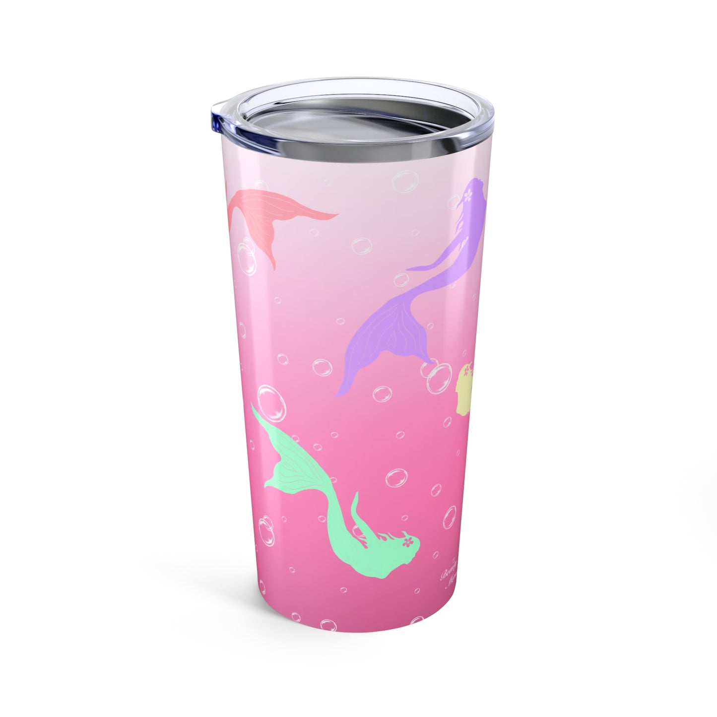 Mermaid Light Pink Ocean Tumbler 20oz