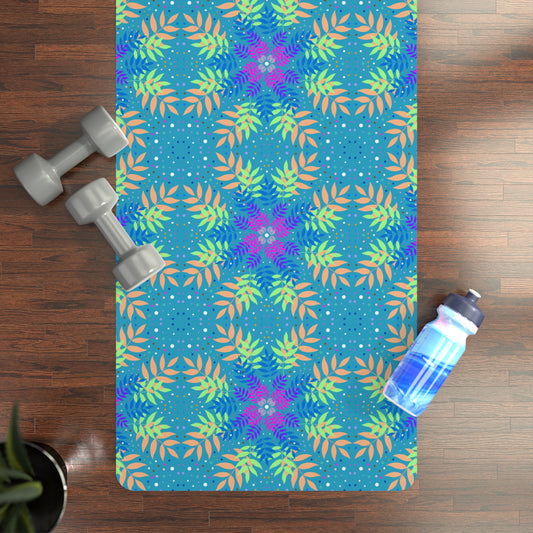 Flower Pattern Yoga Mat