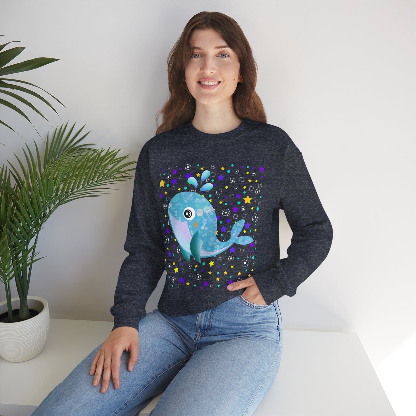 Whale Crewneck Sweatshirt