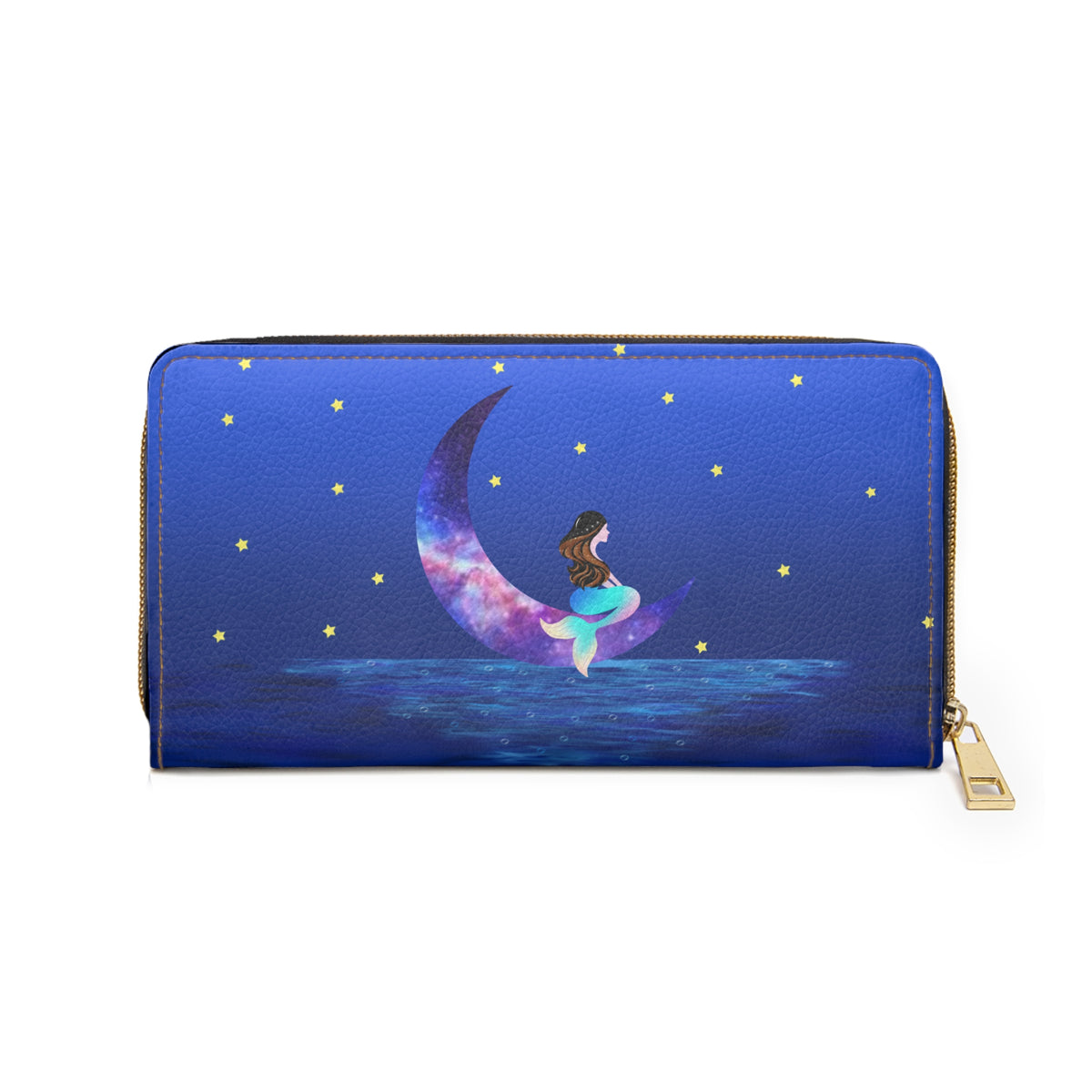 Mermaid Moon Star Zipper Wallet