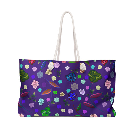 Rose Weekender Bag Purple