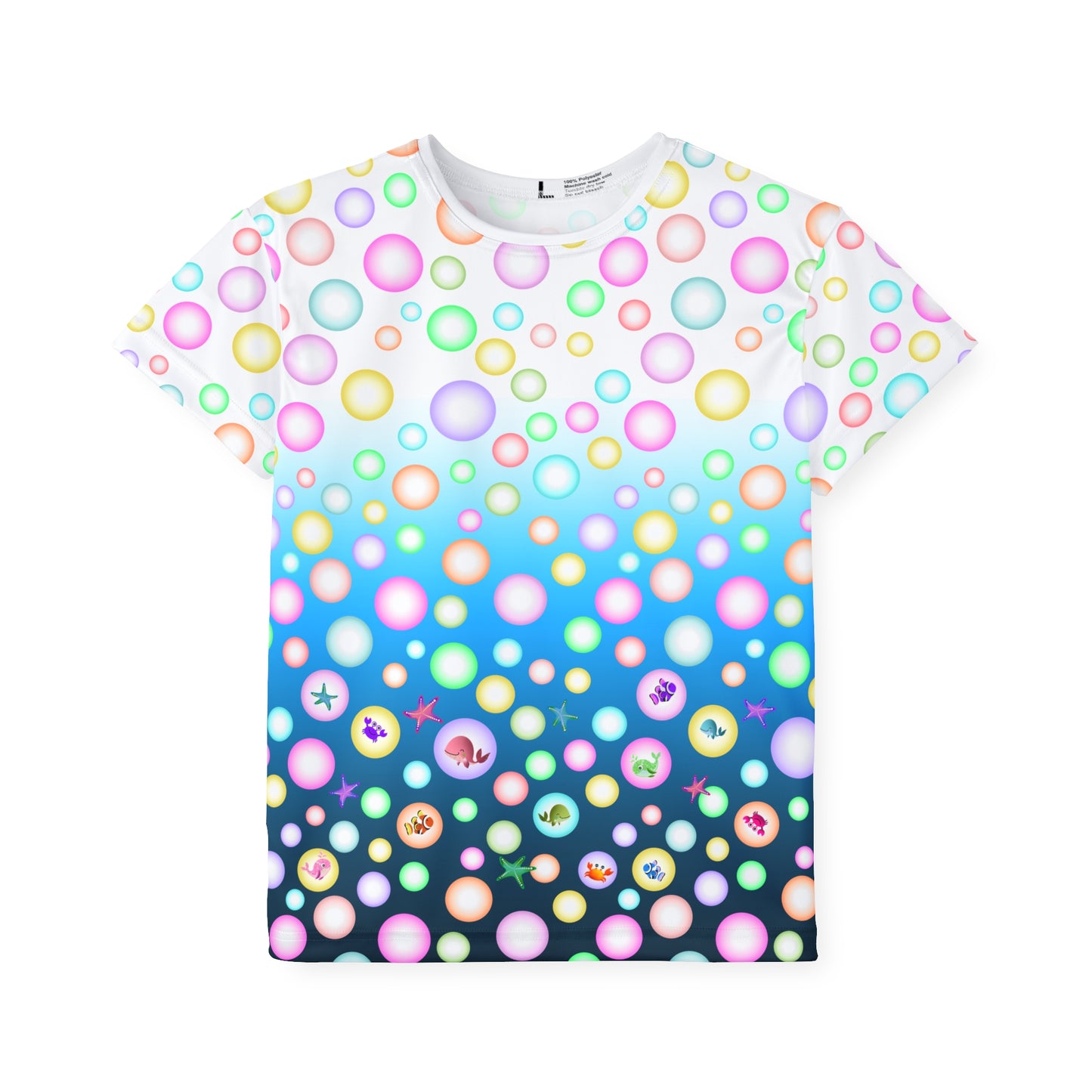 Bubbles Sea Animals Kids Sports Jersey