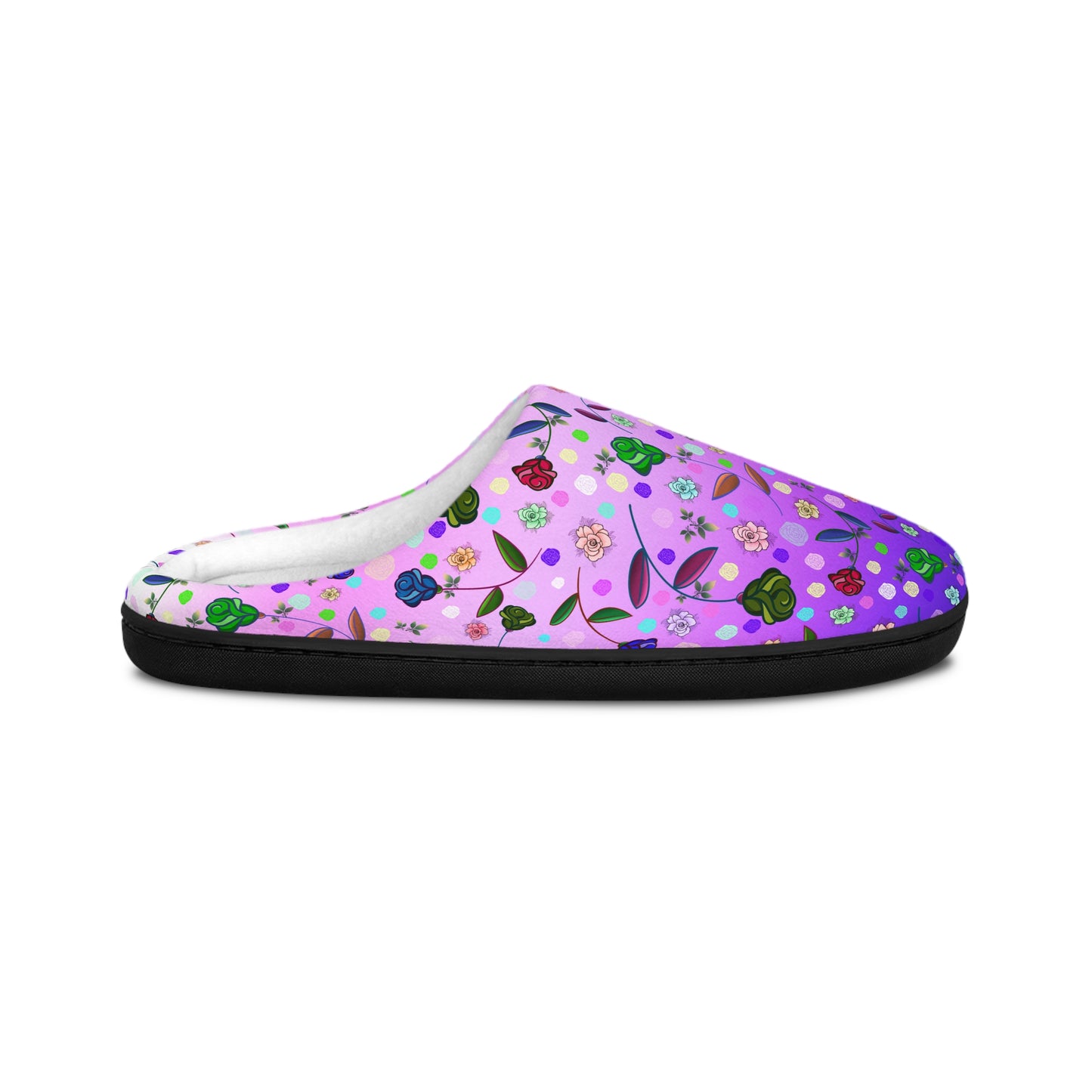 Rose Women's Indoor Slippers Purple