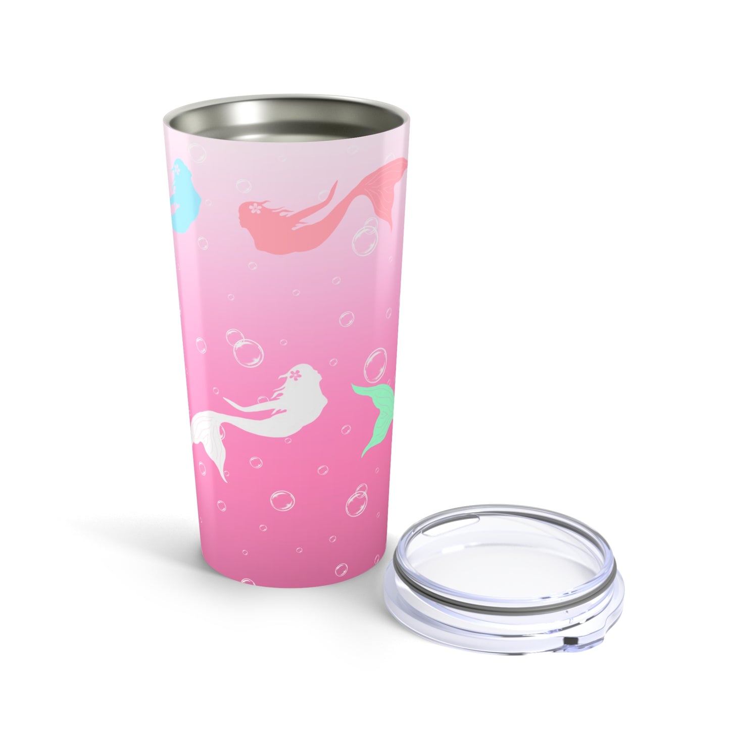 Mermaid Light Pink Ocean Tumbler 20oz