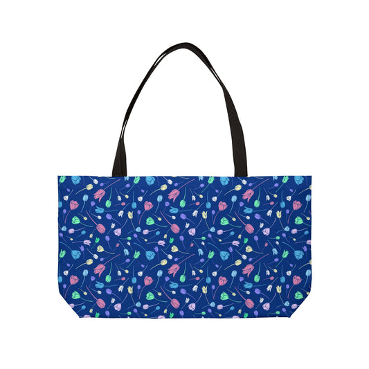 Tulip Blue Weekender Tote Bag