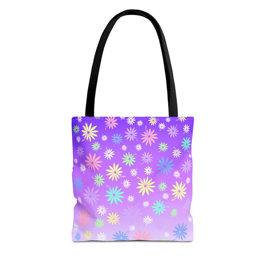 Purple Flower Tote Bag