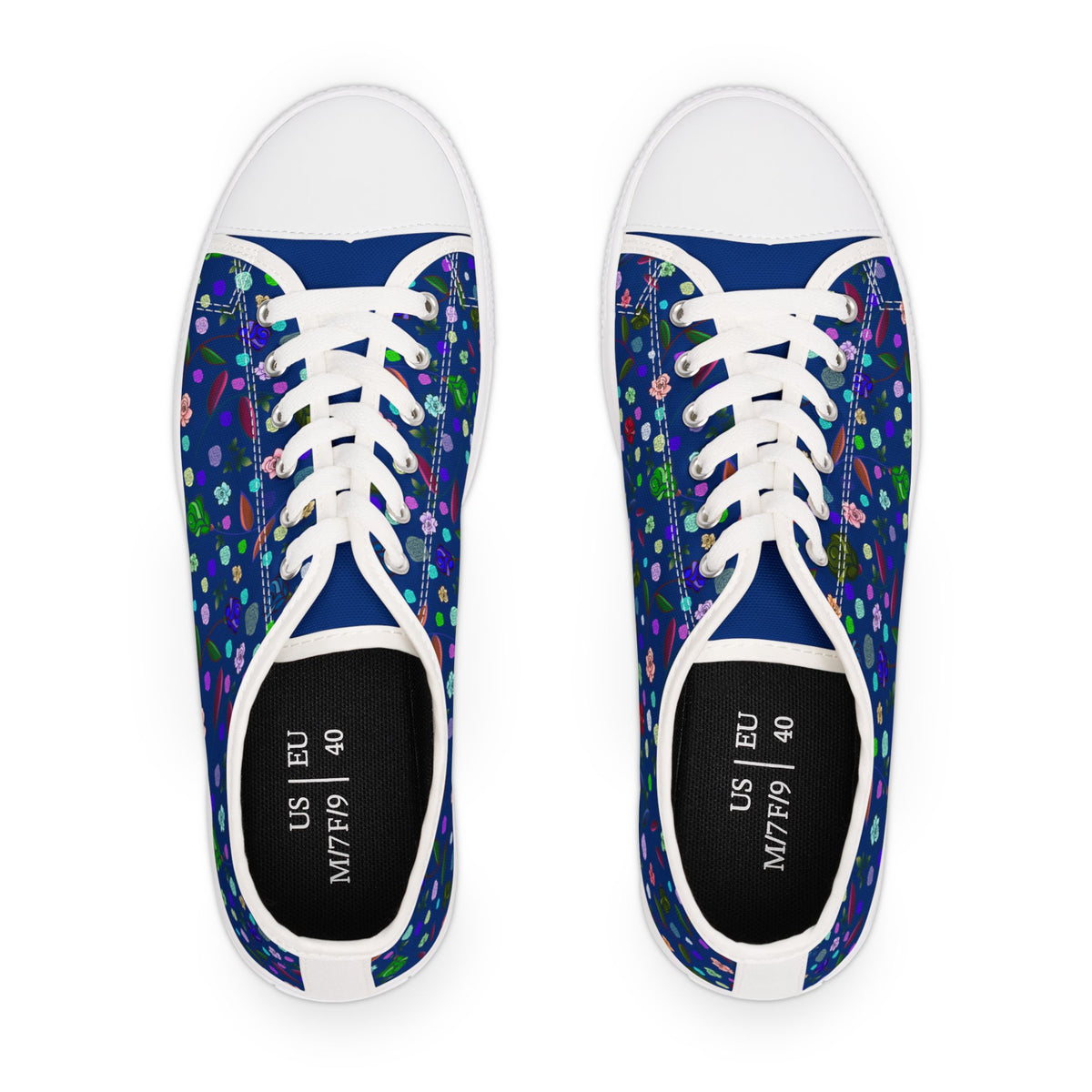 Rose Women's Sneakers Blue Garden