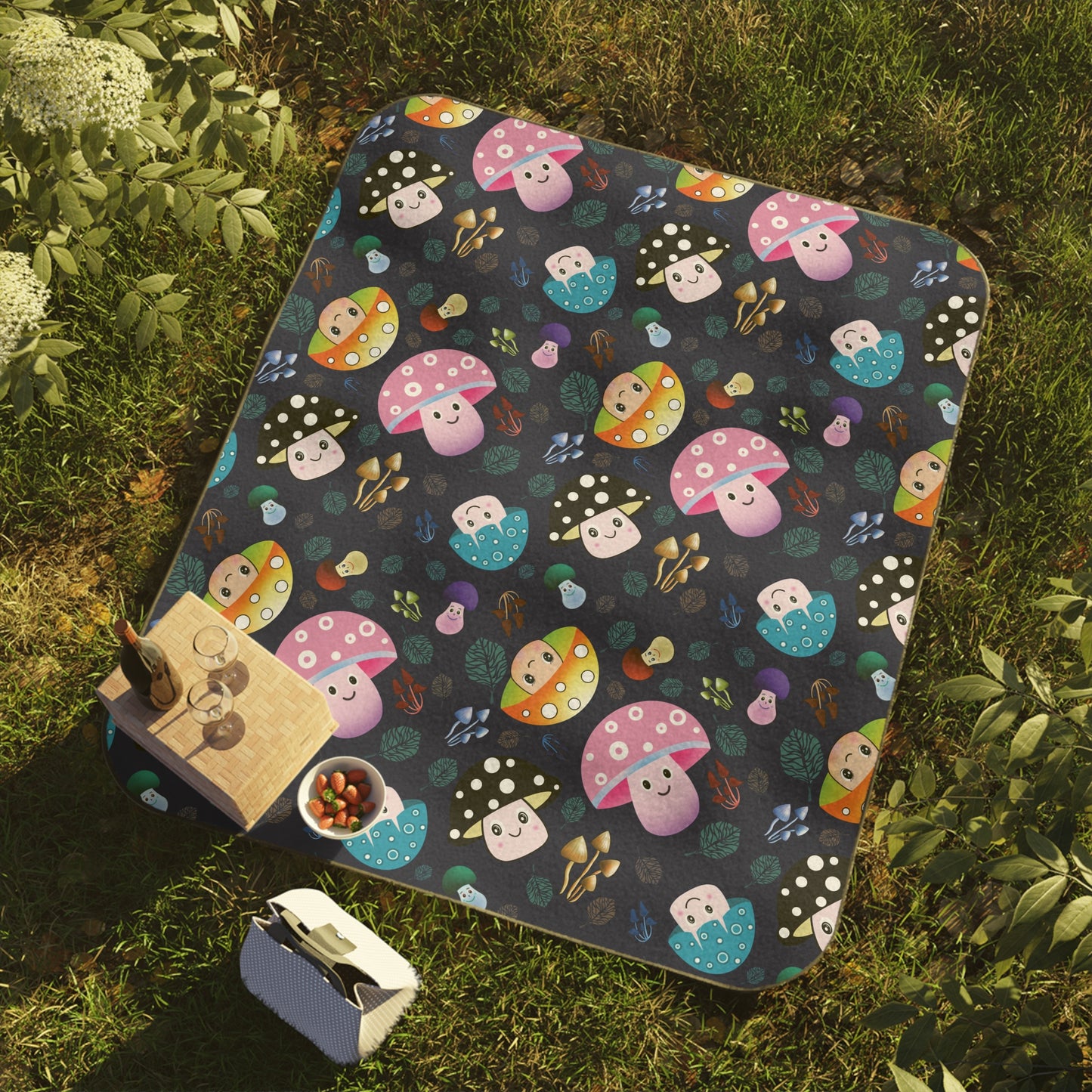 Mushroom Picnic Blanket