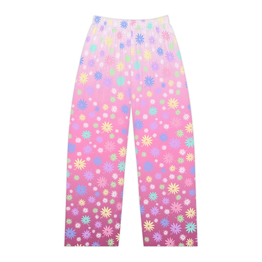 Pink Flower Women's Pajama Pants