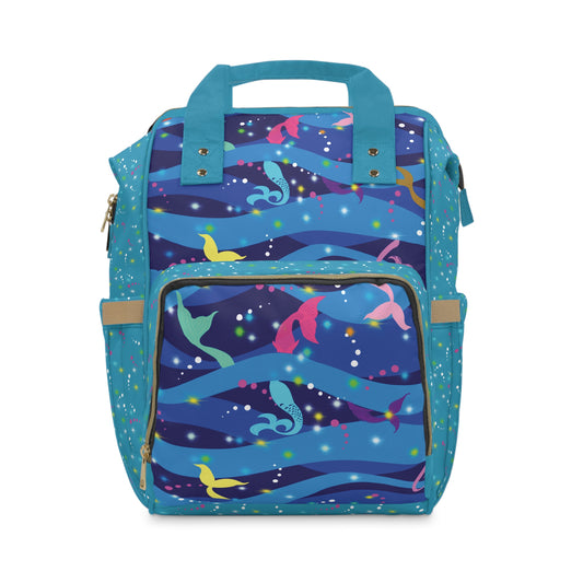 Diaper Backpack Mermaid Tail