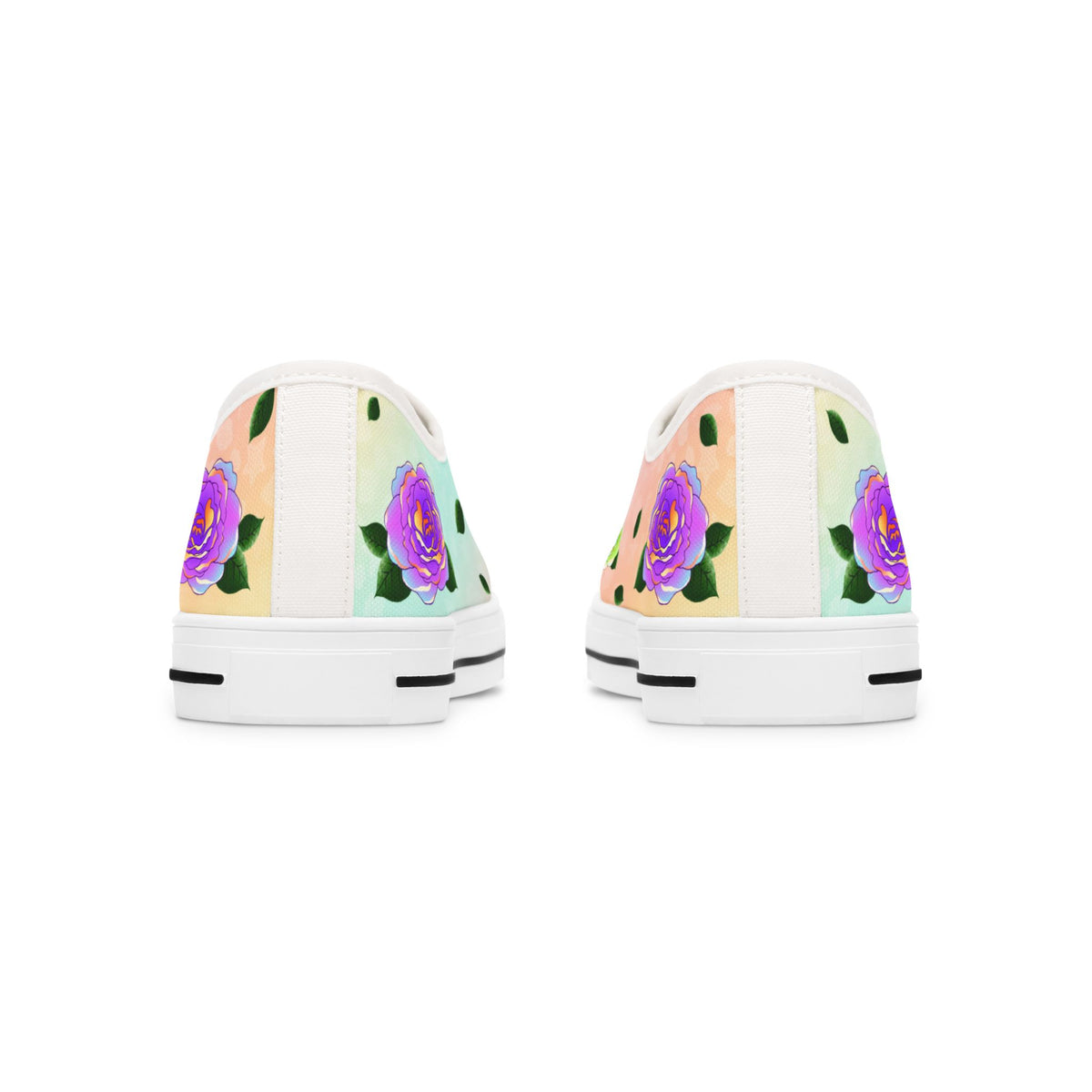 Rose Women's Sneakers Rainbow Garden