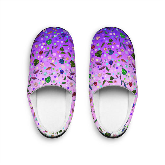 Rose Women's Indoor Slippers Purple