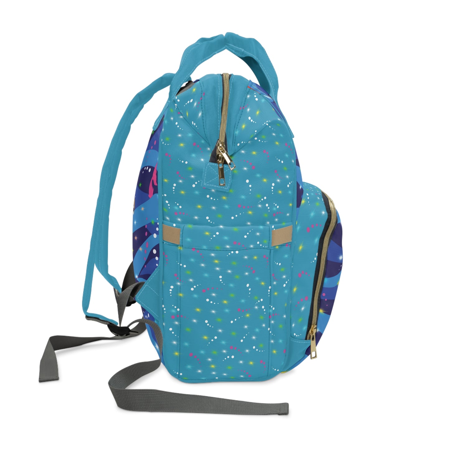 Diaper Backpack Mermaid Tail