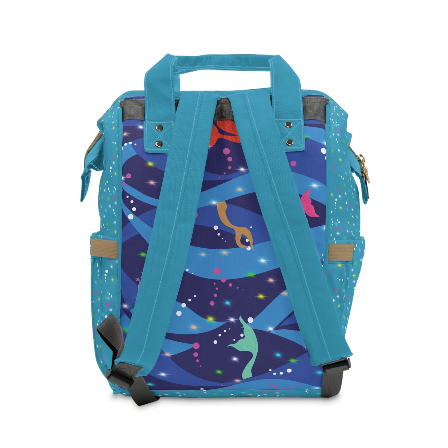 Diaper Backpack Mermaid Tail