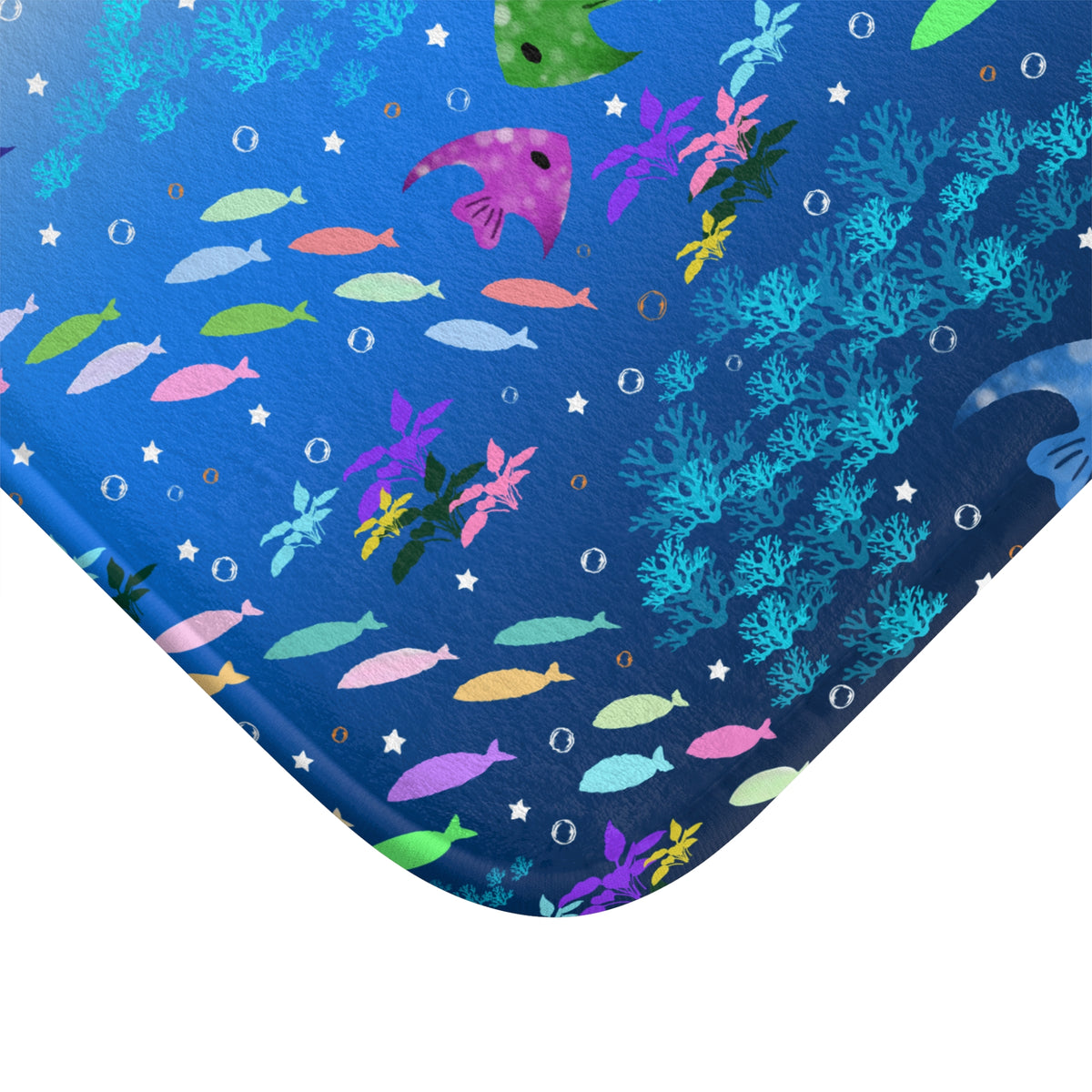 Ocean Fish Bath Mat