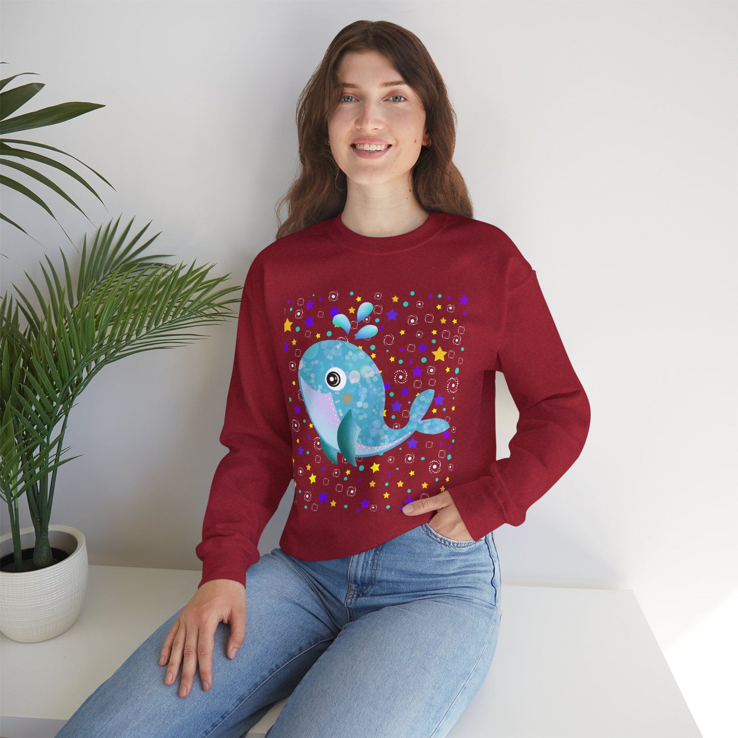 Whale Crewneck Sweatshirt