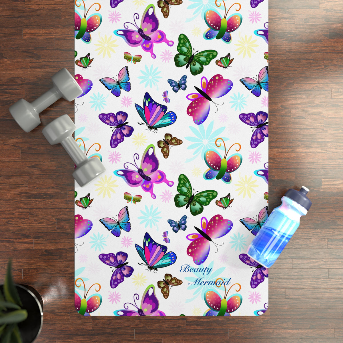 Butterflies Yoga Mat