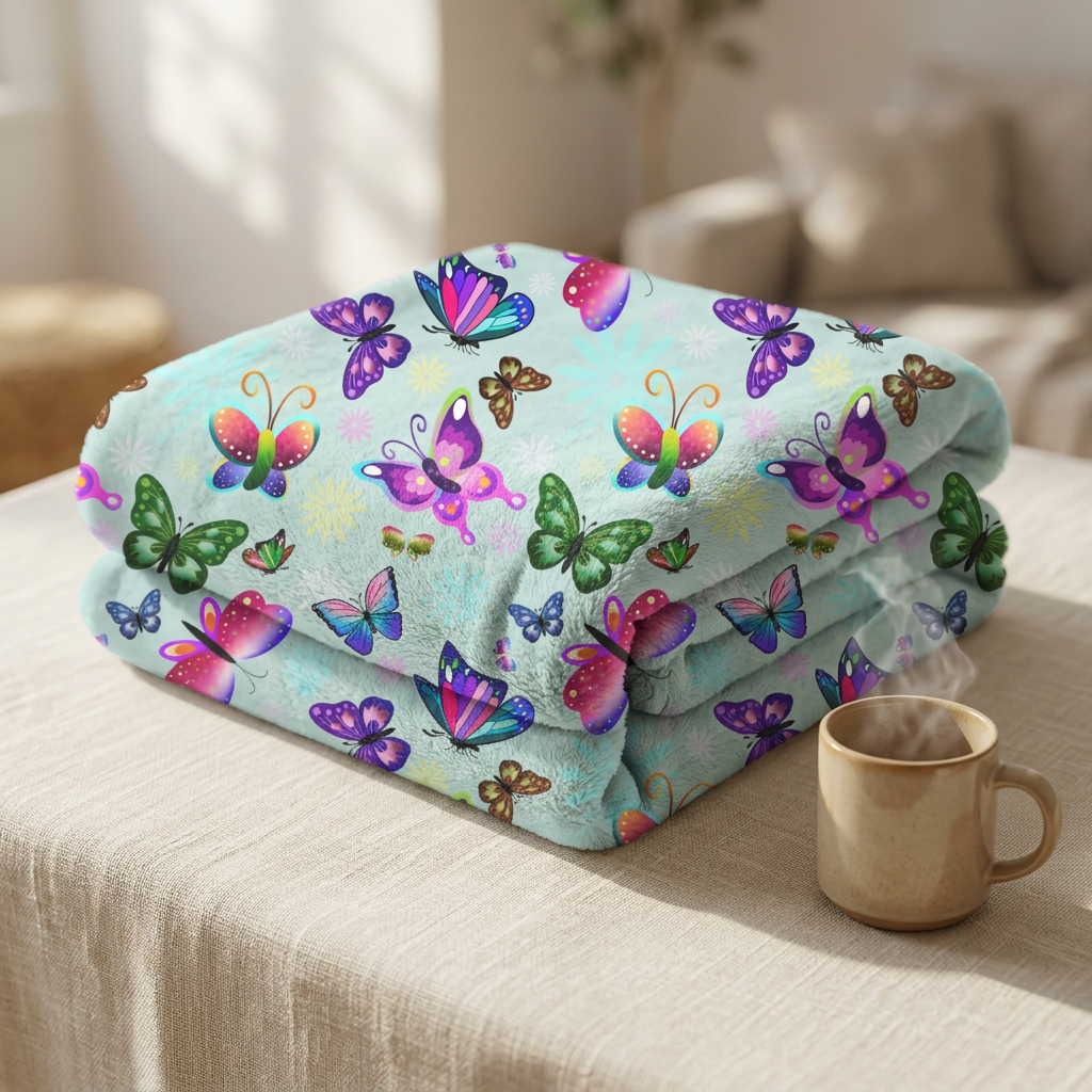 Butterfly Dream Baby Swaddle Blanket