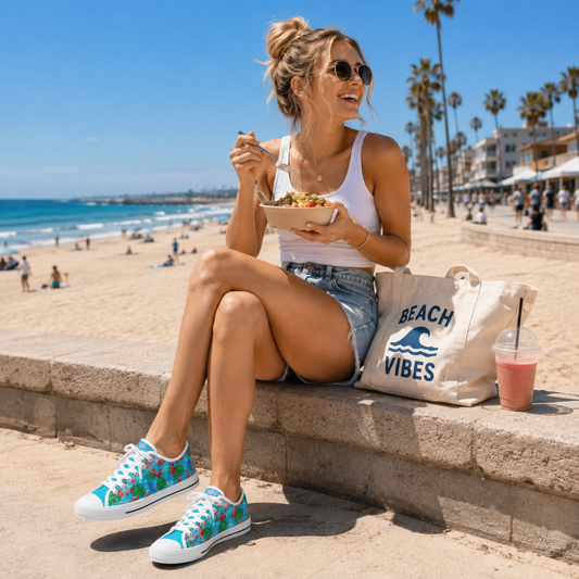 Crab Mermaid Women's Sneakers