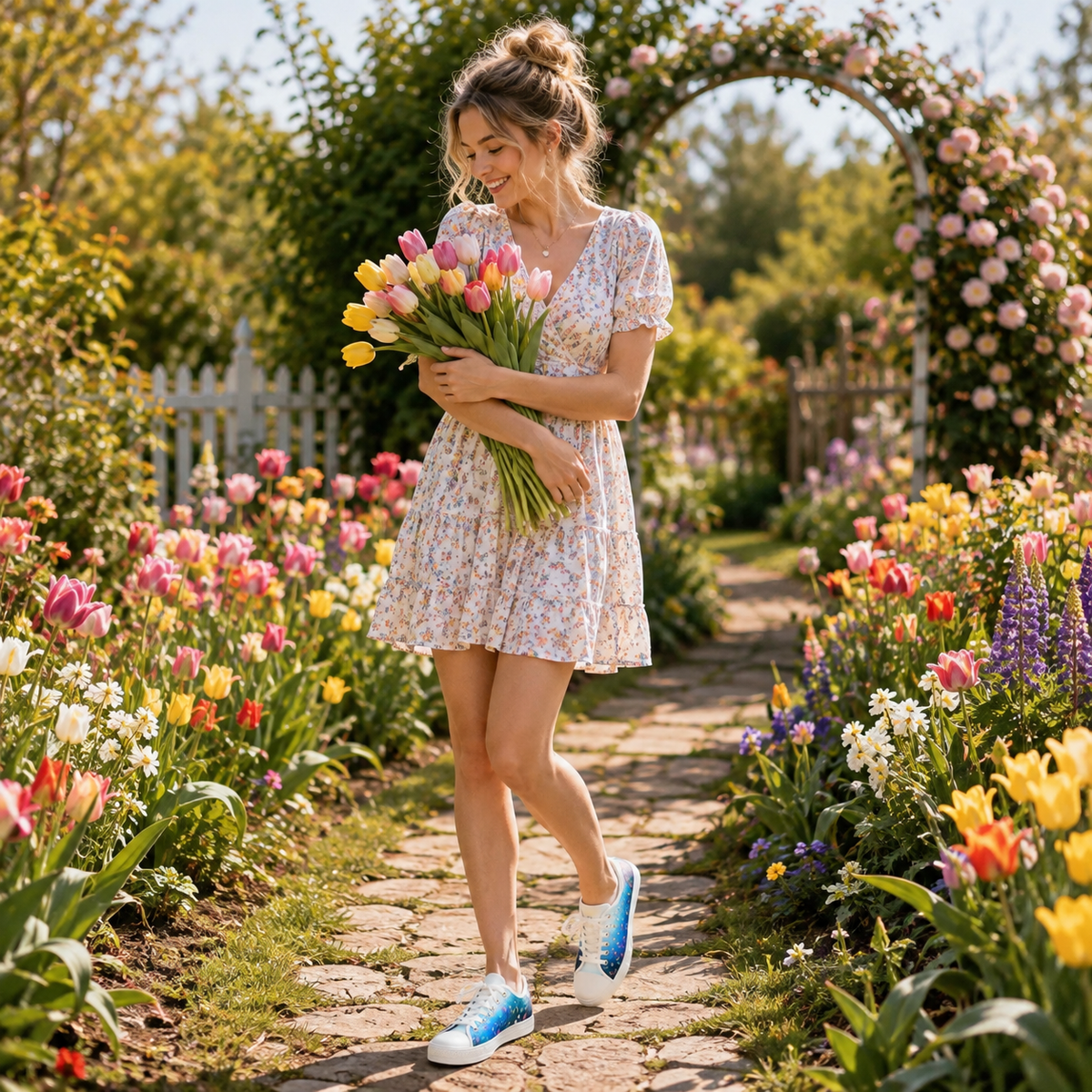 Tulip Women's Sneakers Blue Sky